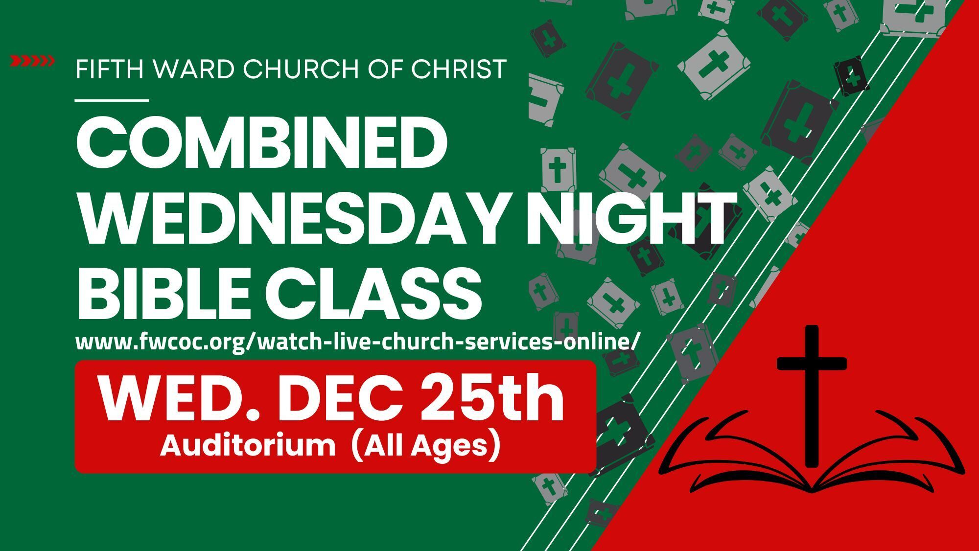 Combined Wednesday Night Bible Class